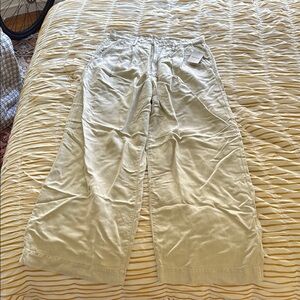 MOTHER High Waisted Pouty Prep Heel - White Smoke